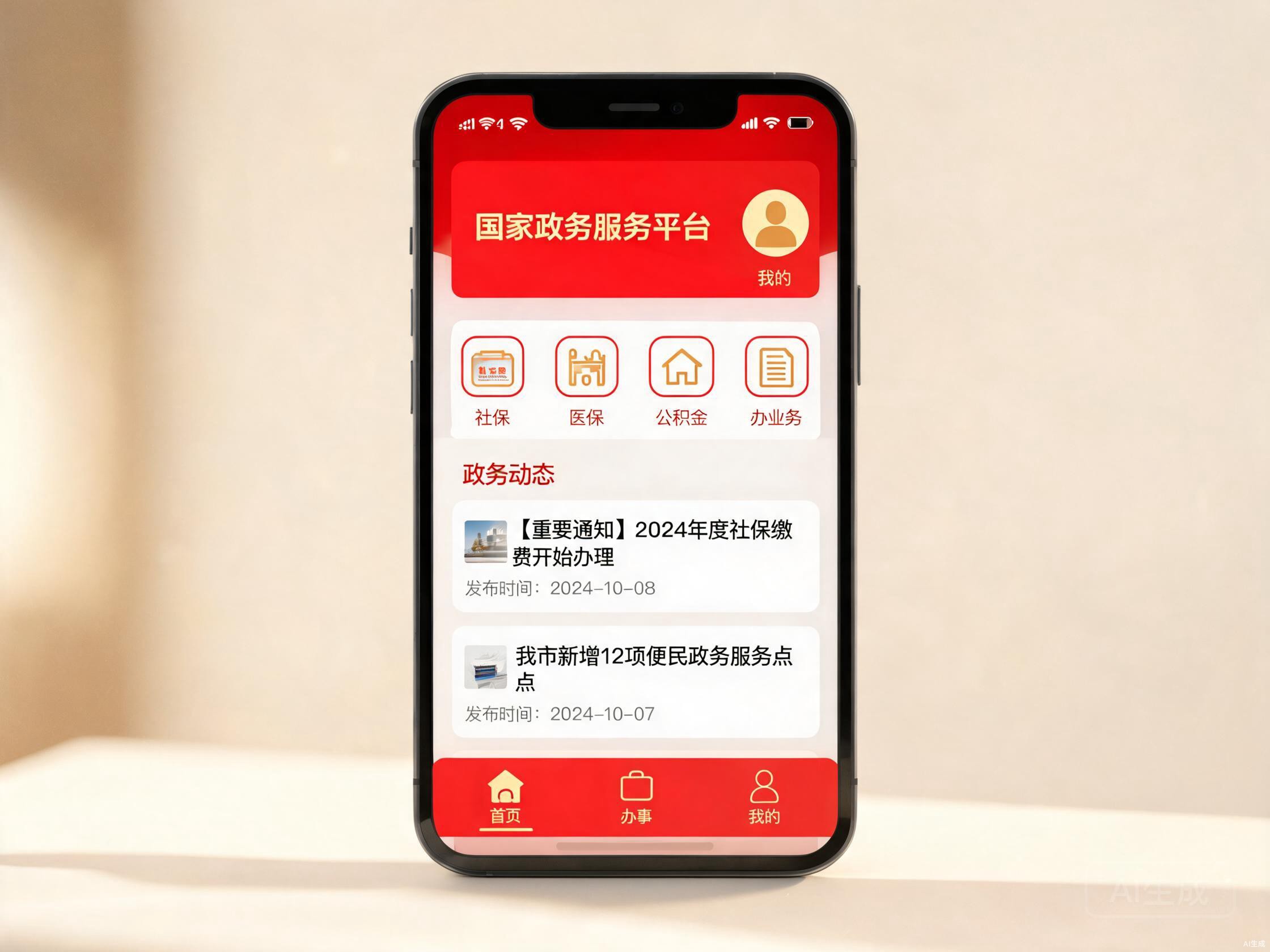 移动端页面展示